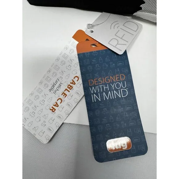 Lug Womens Cable Car Large Satchel Tote Crossbody Bag Purse Black EUC 12 X 15” - Picture 12 of 14